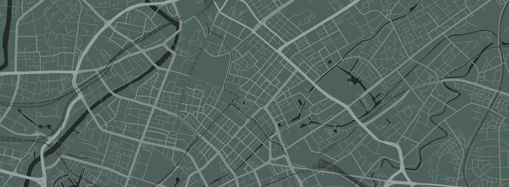 A map of Afflecks Palace, Manchester