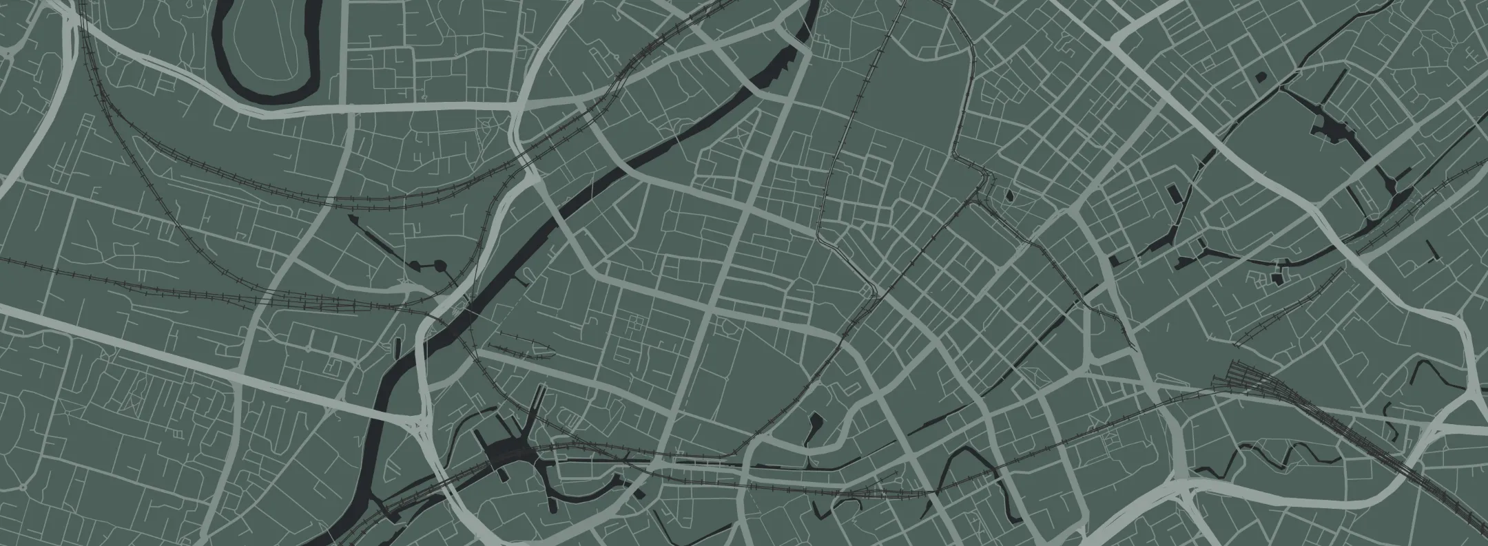 A map of Deansgate, Manchester