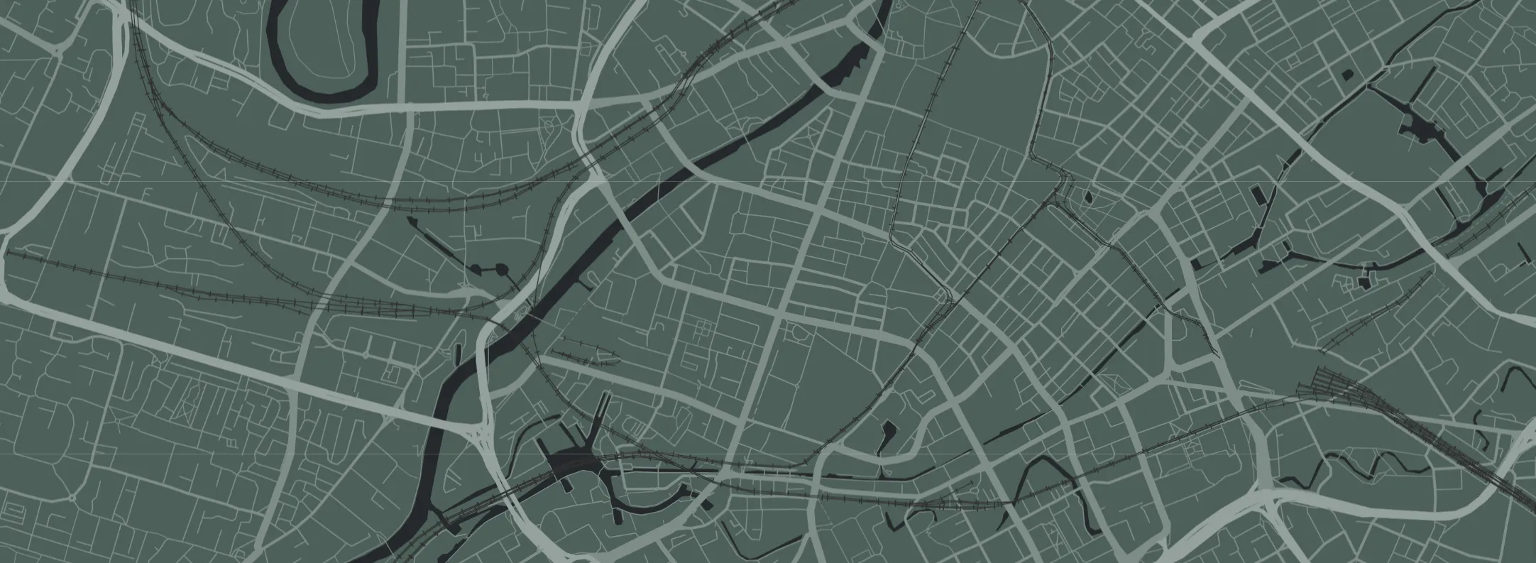A map of Spinningfields, Manchester